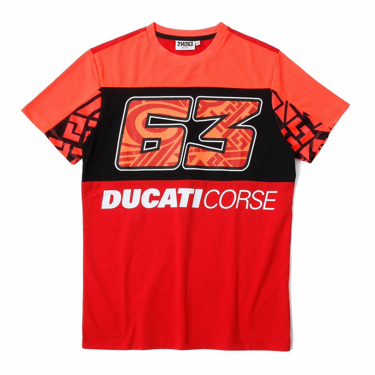 Moto GP Collection｜バニャイア デュアル ドゥカティ メンズ Tシャツ｜レッド
