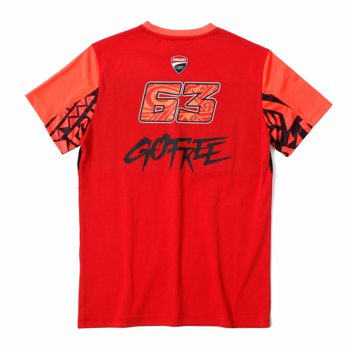 Moto GP Collection｜バニャイア デュアル ドゥカティ メンズ Tシャツ｜レッド