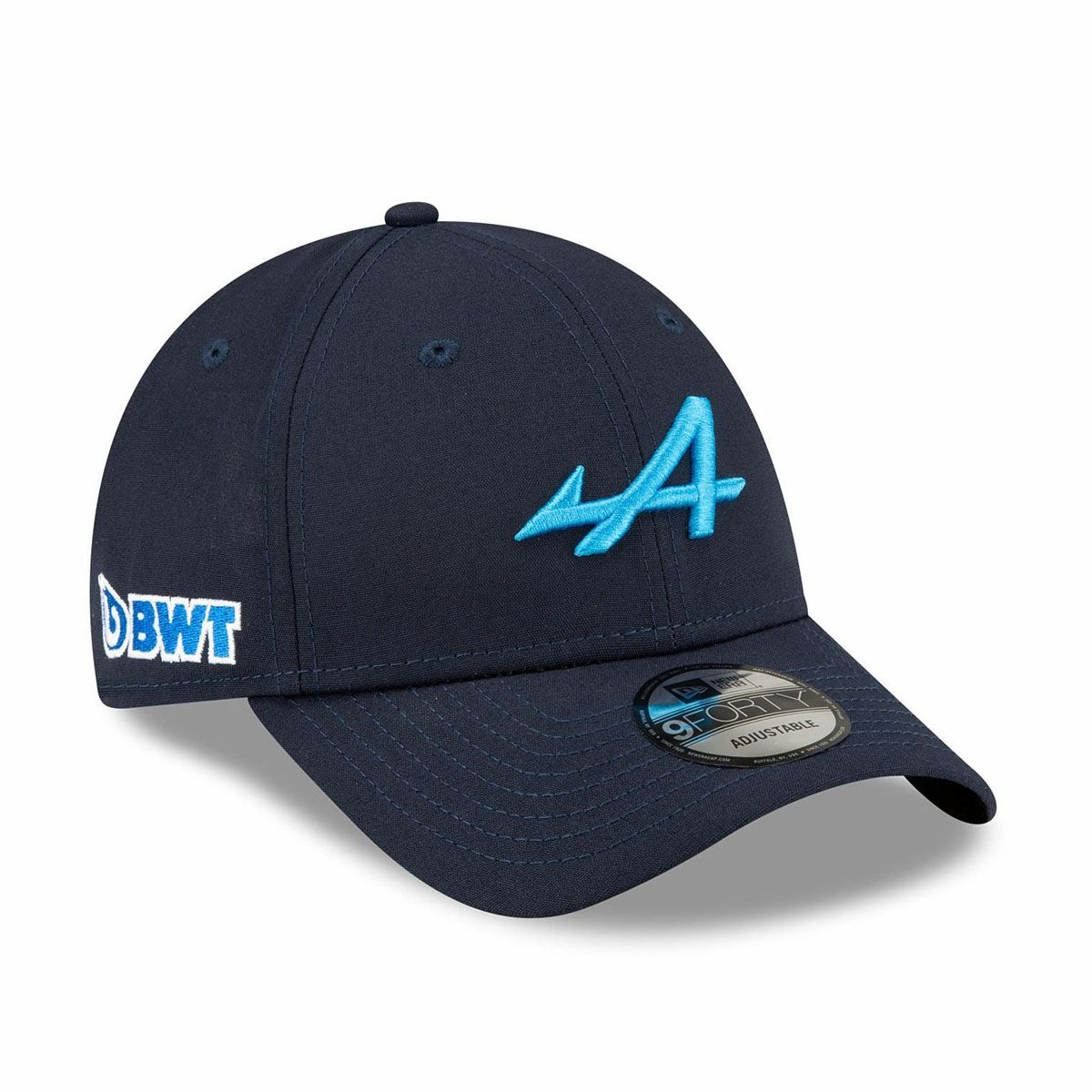 9FORTY 青色キャップ Aのロゴ付き　アルピーヌF1チーム　2023年支給品 9FORTY Motorsports Collection Alpine F1 Team ライトブルー