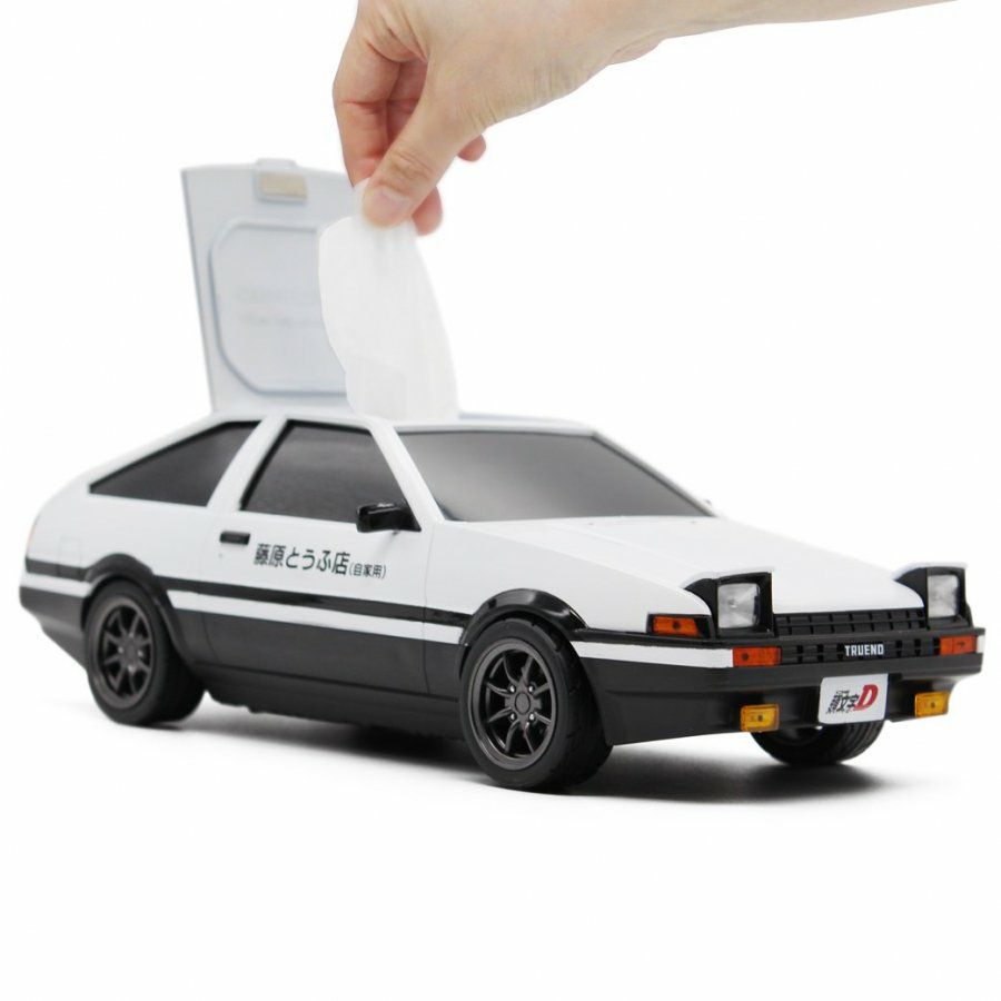 Cassette Car Products｜ウェットティッシュケース トヨタ AE86 スプリンタートレノ 『頭文字D』藤原とうふ店(自家用)仕様 前期型｜その他雑貨