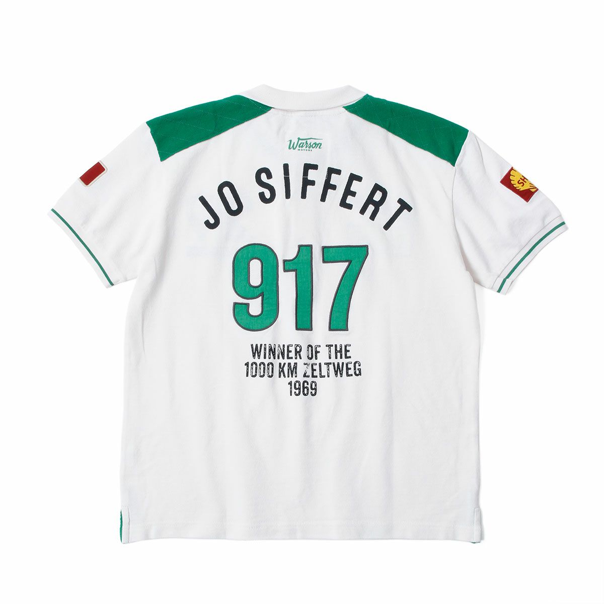 Warson Motors｜ツェルトベク 1969 シフェール ポロ｜ポロシャツ｜ホワイト