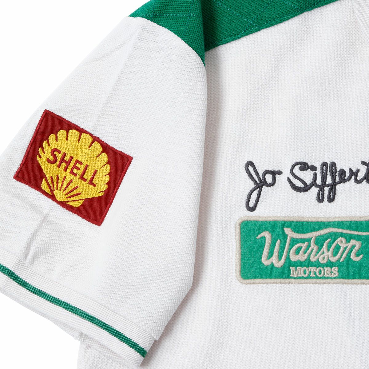 Warson Motors｜ツェルトベク 1969 シフェール ポロ｜ポロシャツ｜ホワイト