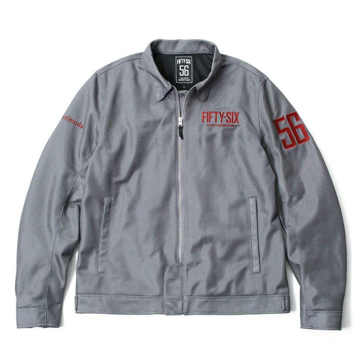 56design｜ワーカー メッシュジャケット｜ファブリック｜グレー