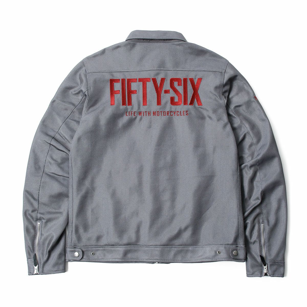 56design｜ワーカー メッシュジャケット｜ファブリック｜グレー