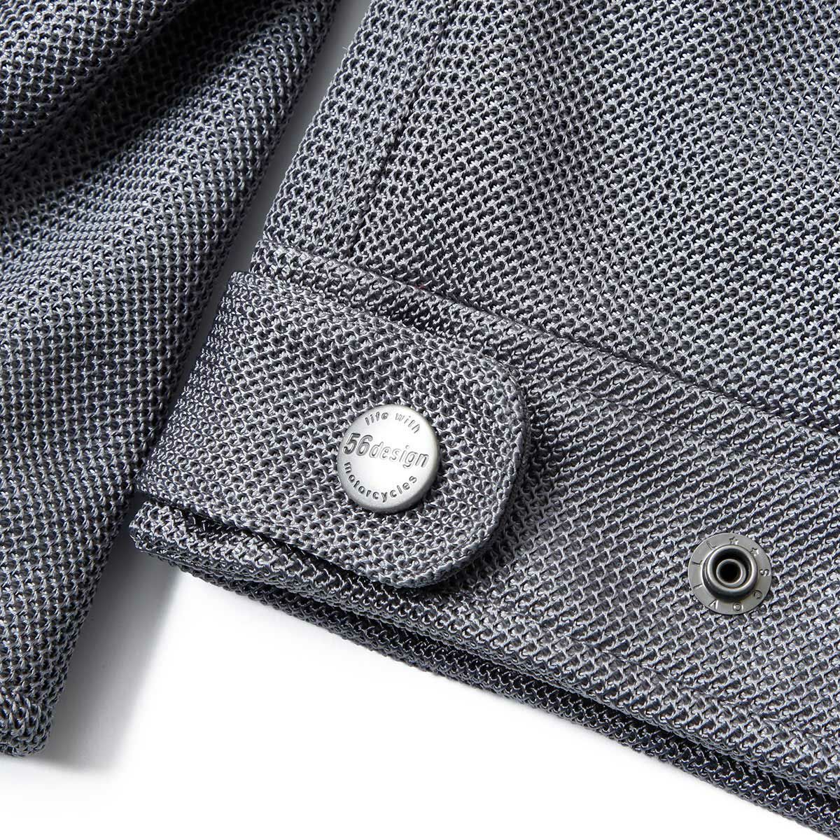 56design｜ワーカー メッシュジャケット｜ファブリック｜グレー
