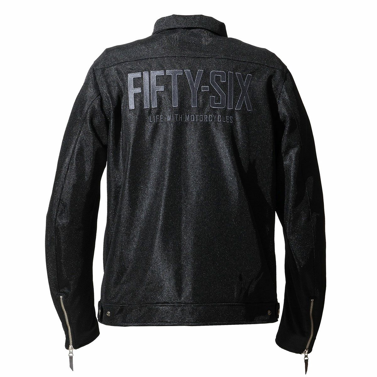 56design｜ワーカー メッシュジャケット｜ファブリック｜ブラック
