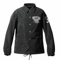 56design｜スリーレイヤードコーチジャケット｜ファブリック｜ブラック