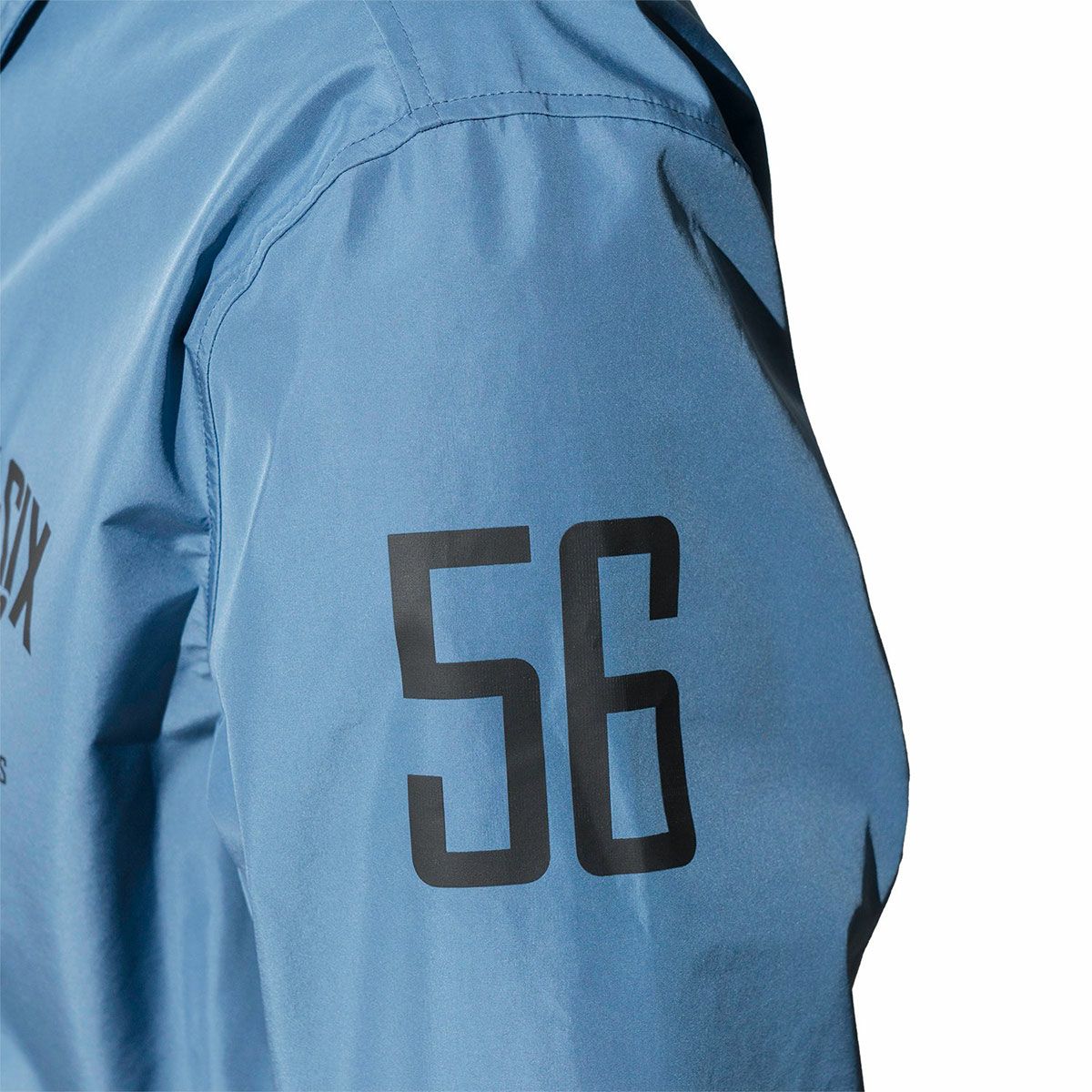 56design｜スリーレイヤードコーチジャケット｜ファブリック｜アッシュブルー