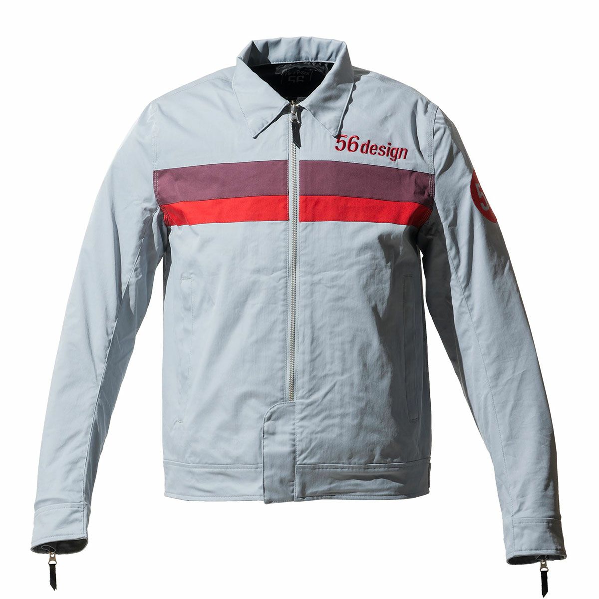 56design｜フィフティーズ ブルゾン｜ファブリック｜スカイブルー