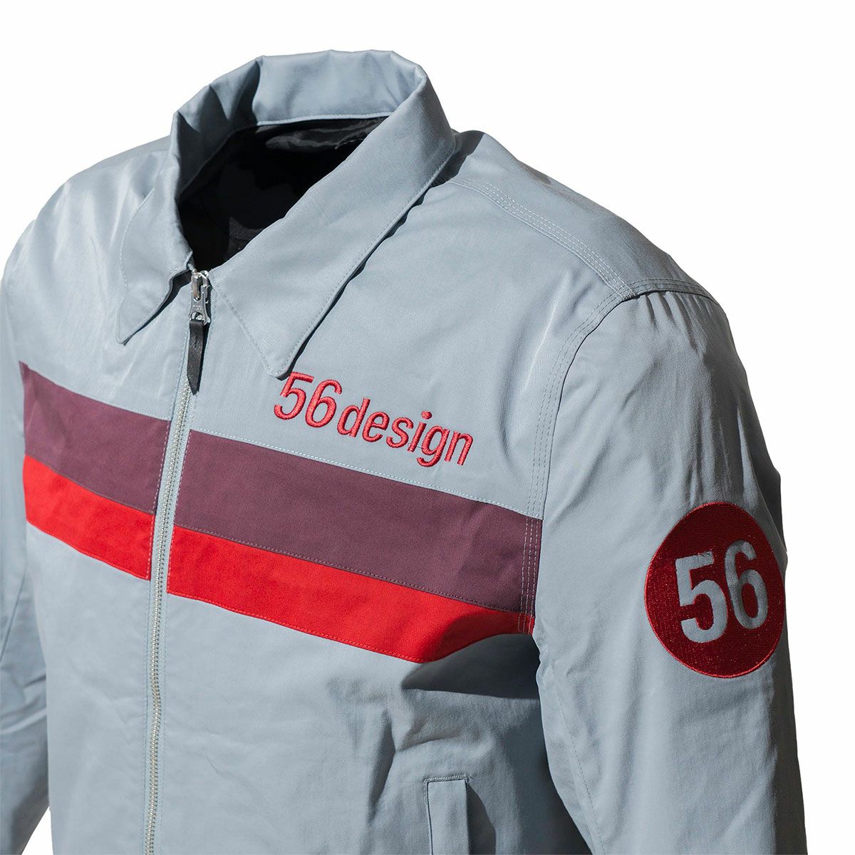 56design｜フィフティーズ ブルゾン｜ファブリック｜スカイブルー