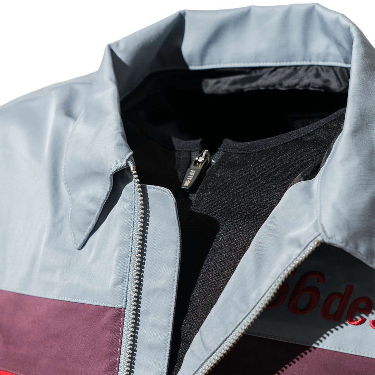 56design｜フィフティーズ ブルゾン｜ファブリック｜スカイブルー