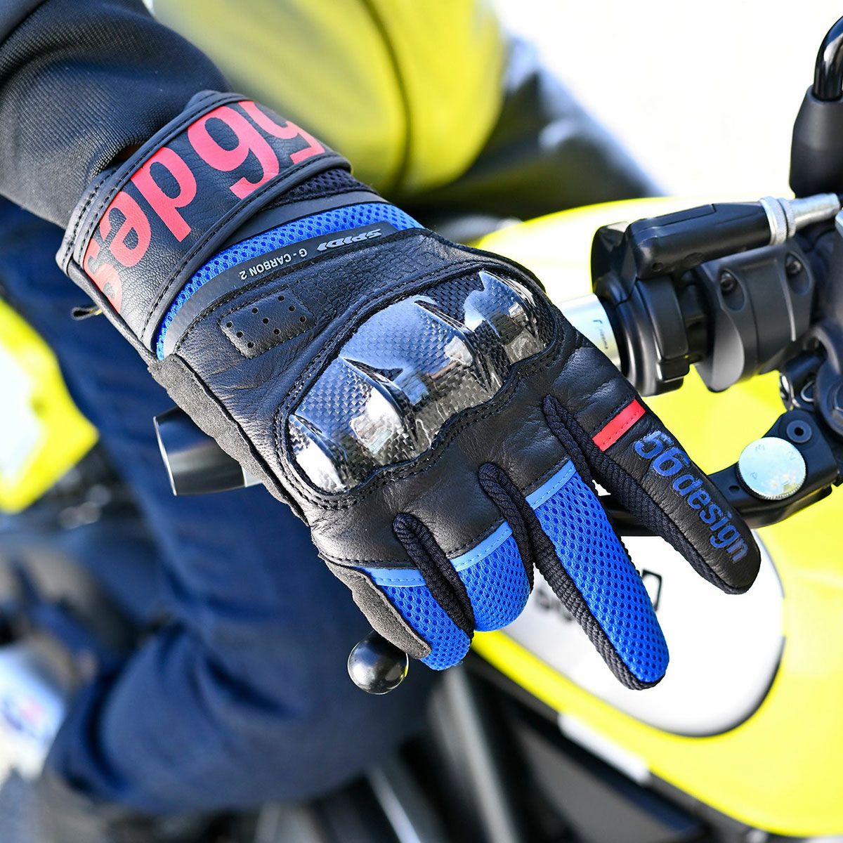 56design｜56 パワーカーボン グローブ｜3シーズン｜ブラック×ブルー