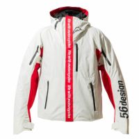 56design｜アクシス ジャケット 25｜ファブリック｜ホワイト×カーマインレッド