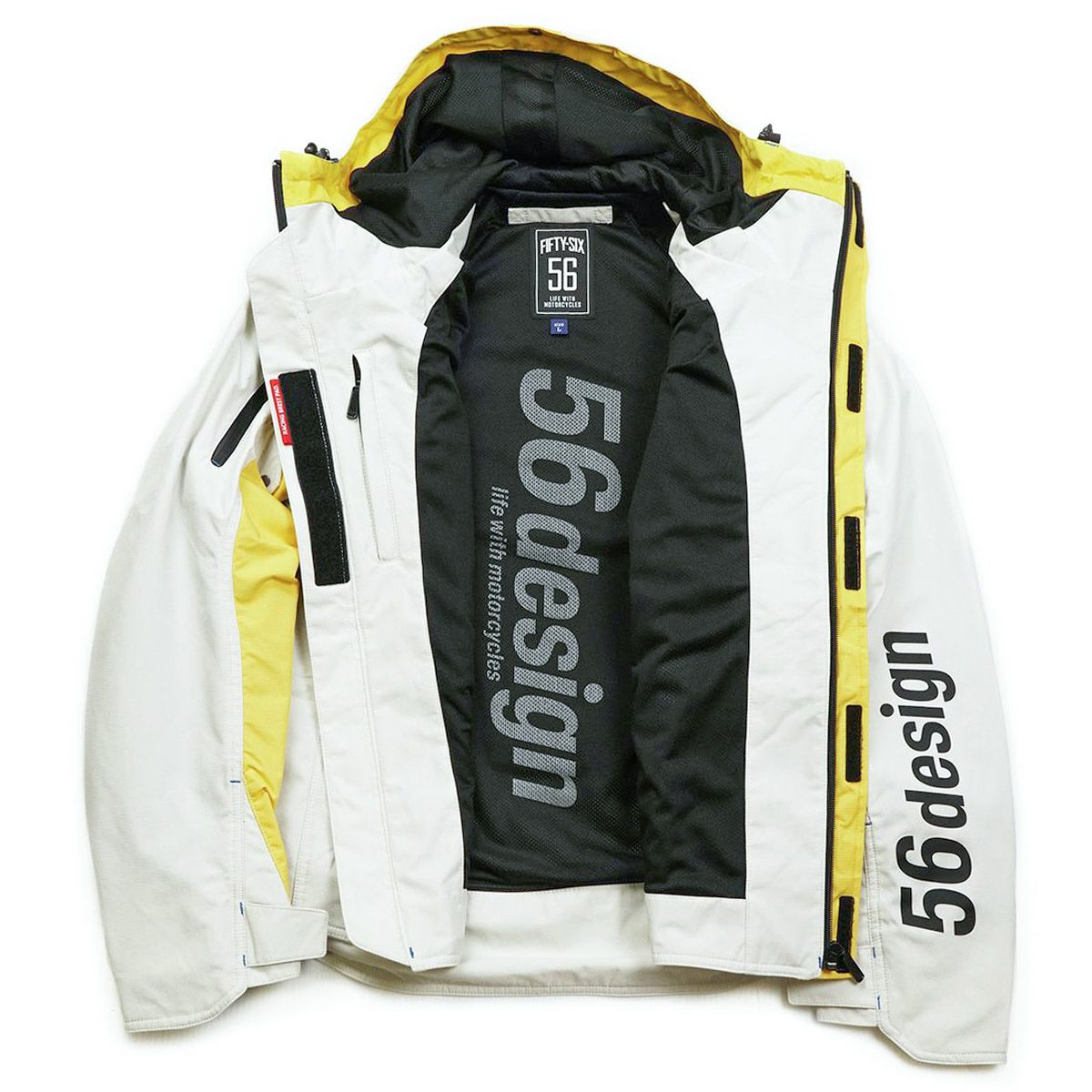 56design｜アクシス ジャケット 25｜ファブリック｜ホワイト×イエロー