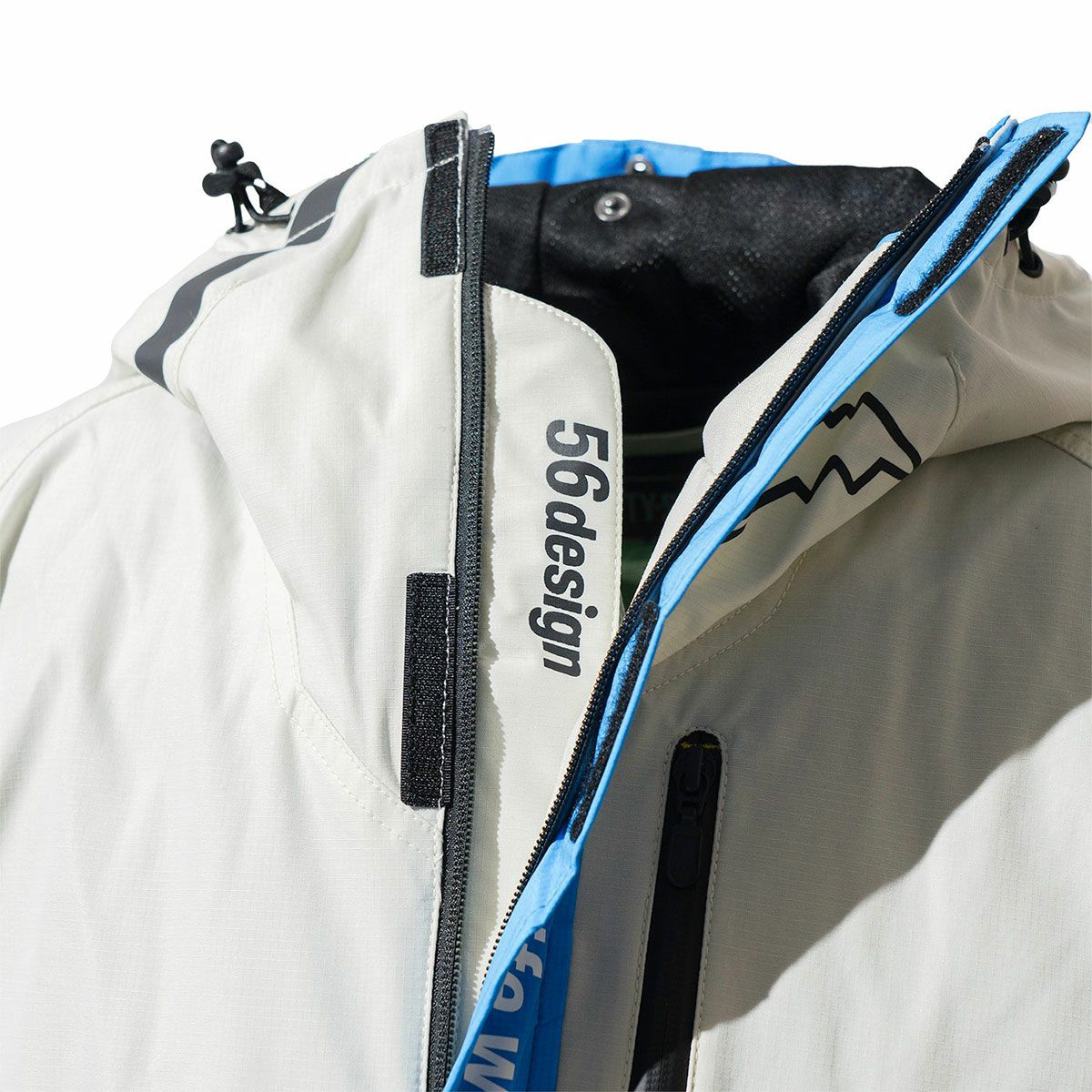 56design｜アクシス ジャケット 25｜ファブリック｜ホワイト×ブルー