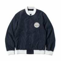Replay｜バーシティ ボンバー ジャケット｜ファブリック｜ダークネイビー