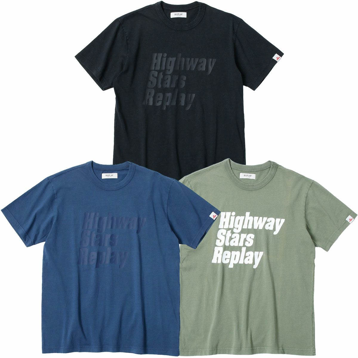 Replay｜ハイウェイ スター Tシャツ｜