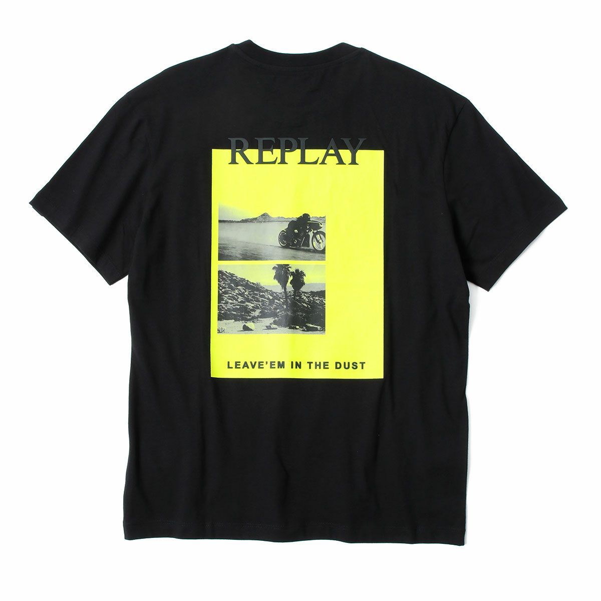 Replay｜フォトプリント Tシャツ｜ブラック