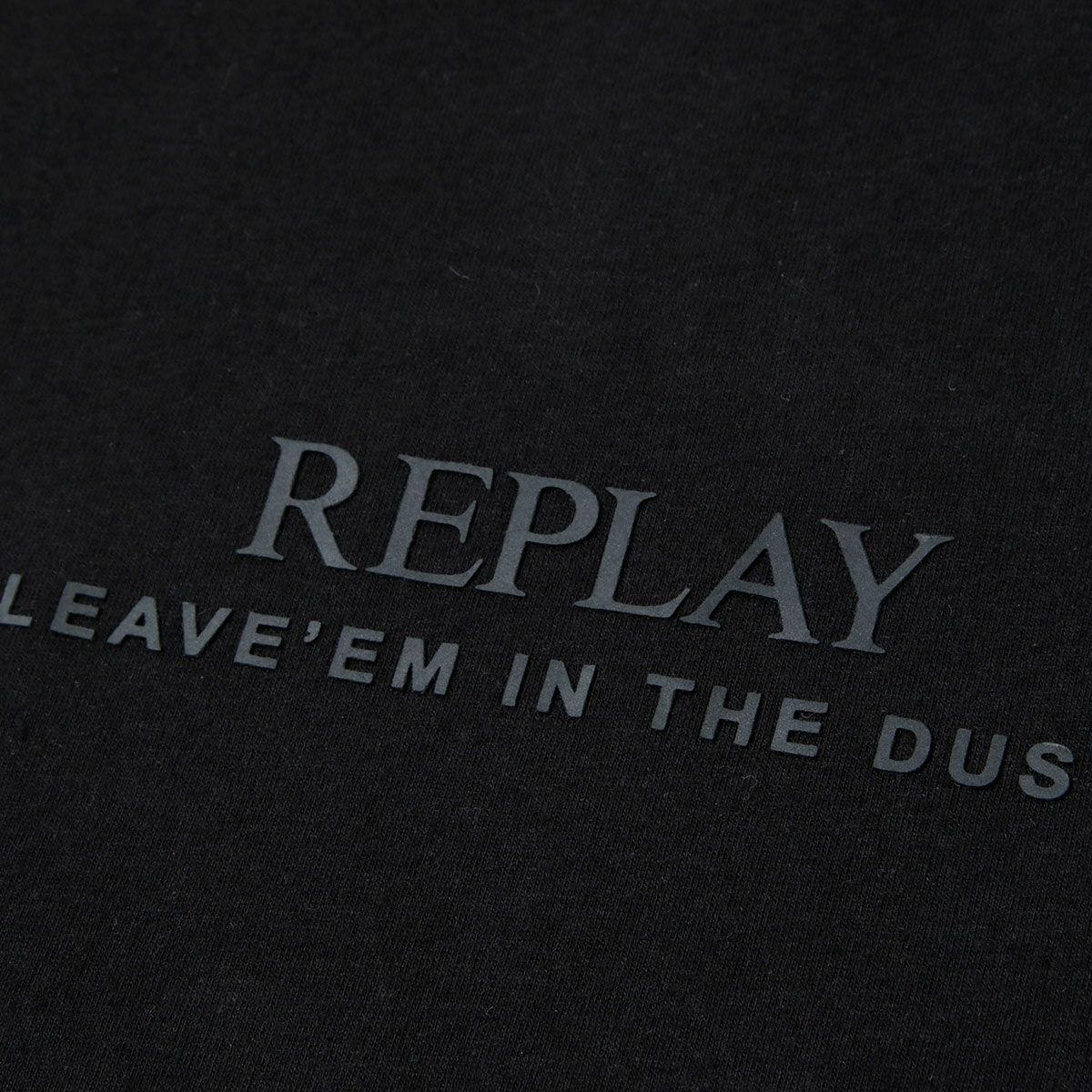 Replay｜フォトプリント Tシャツ｜ブラック