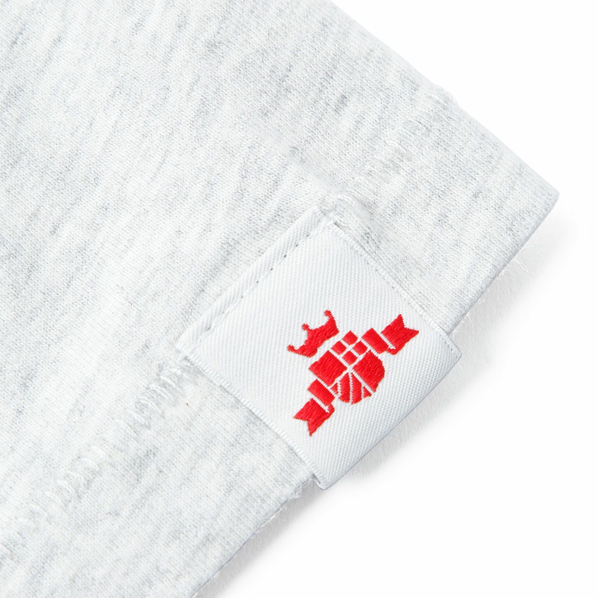 Replay｜エフェクト パッチ Tシャツ｜ライトグレーメランジ