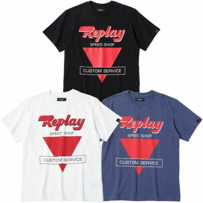 Replay｜フロント プリント Tシャツ｜