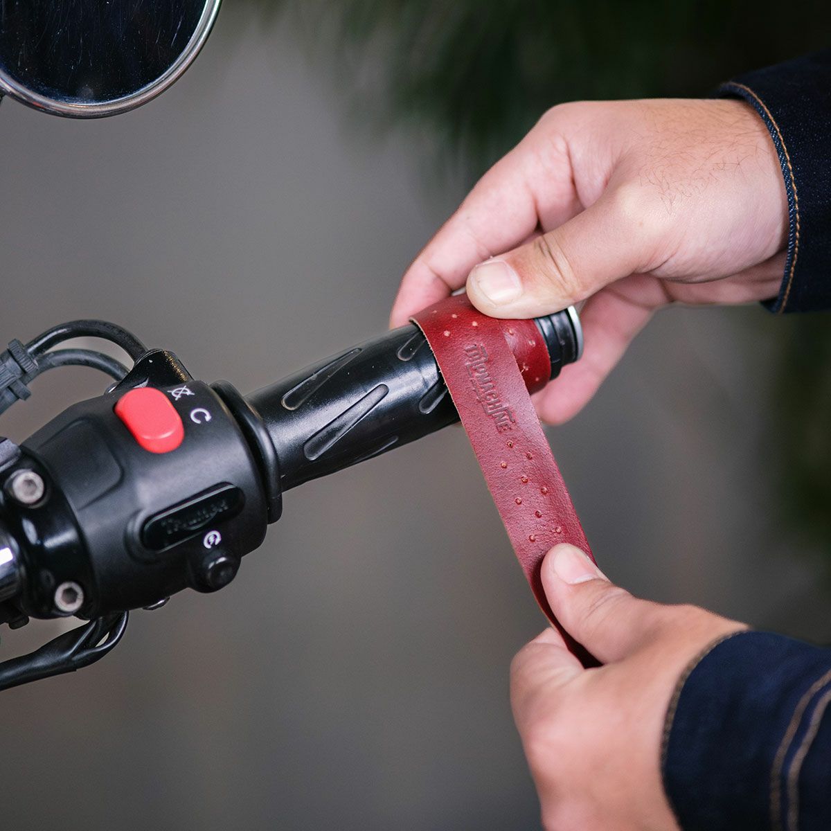 Trip Machine｜グリップ ラップ パンチング｜その他雑貨｜チェリーレッド｜使用イメージ