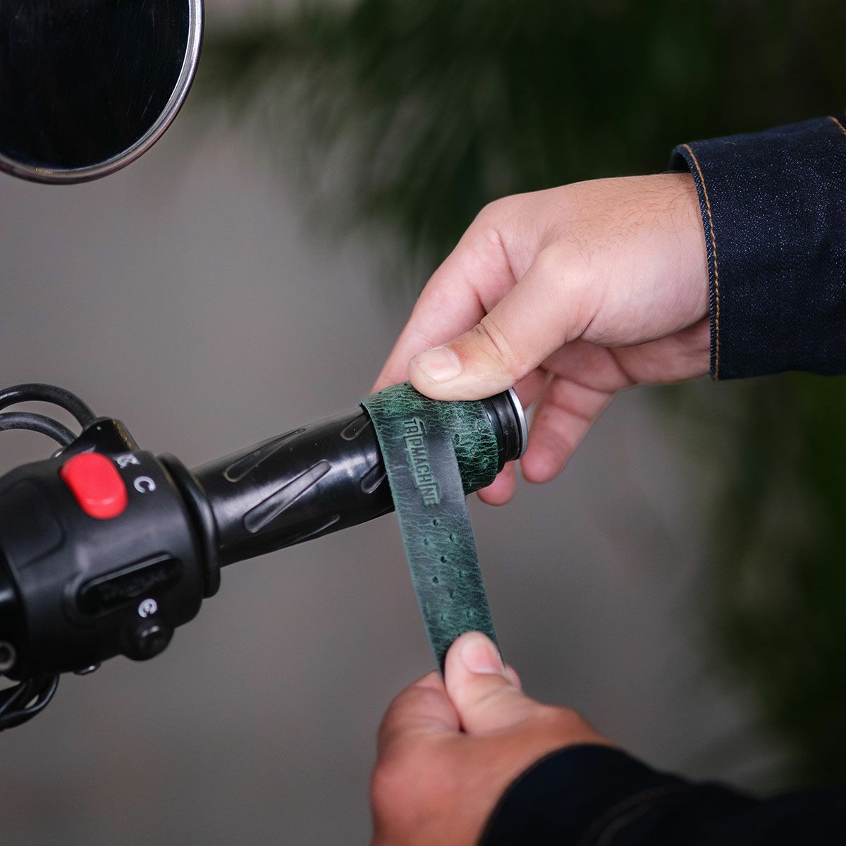 Trip Machine｜グリップ ラップ パンチング｜その他雑貨｜フォレストグリーン｜使用イメージ