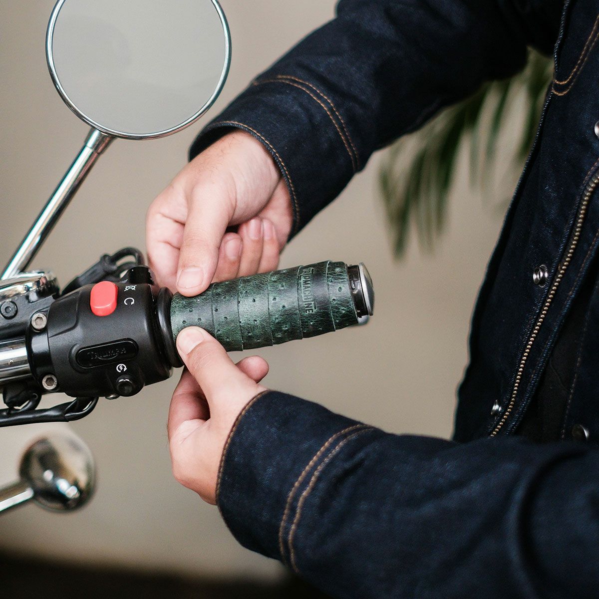 Trip Machine｜グリップ ラップ パンチング｜その他雑貨｜フォレストグリーン｜使用イメージ