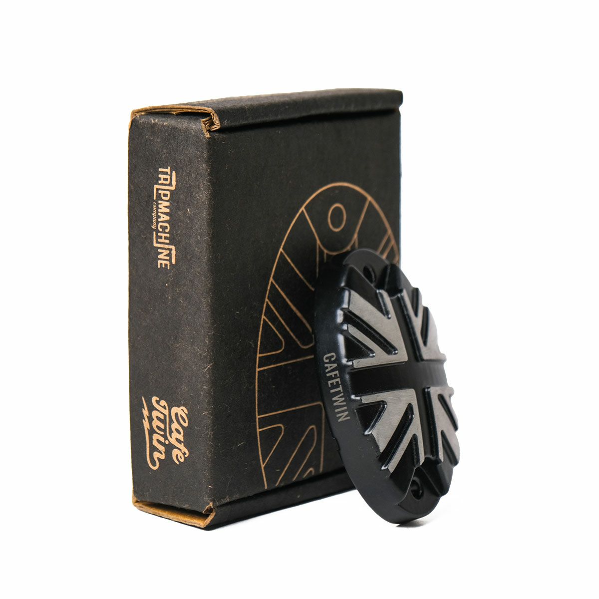 Trip Machine｜オイル リザーバー キャップ for ロイヤル・エンフィールド｜その他雑貨｜ブラック×シルバー