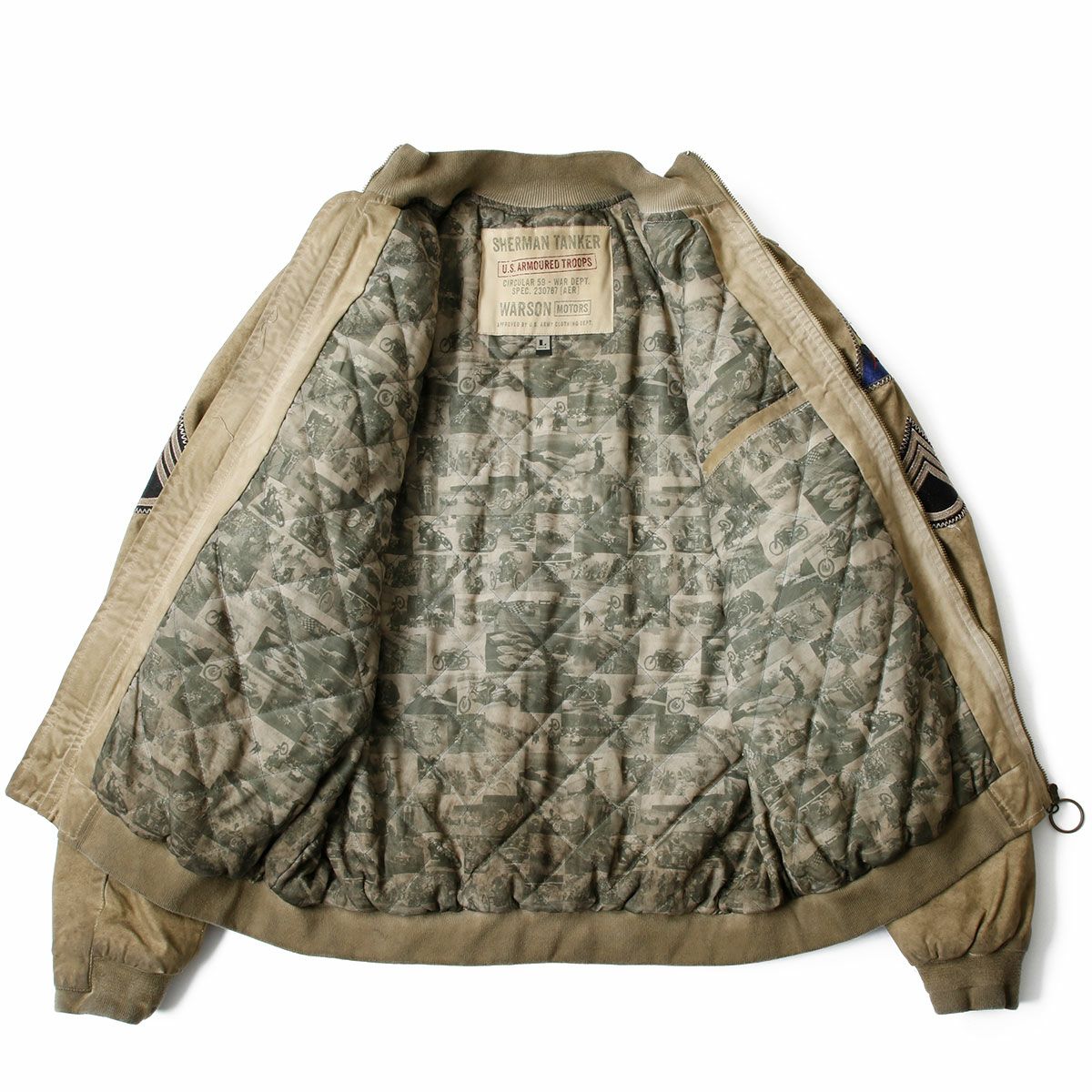 Warson Motors｜ダーティー タンク ジャケット｜アウター｜キャメル