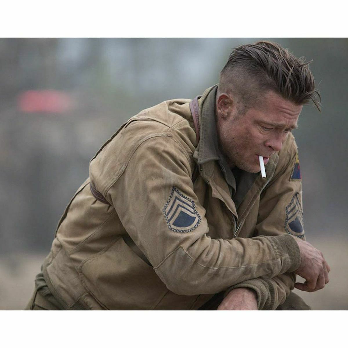 Warson Motors｜ダーティー タンク ジャケット｜アウター｜キャメル｜モデル着用