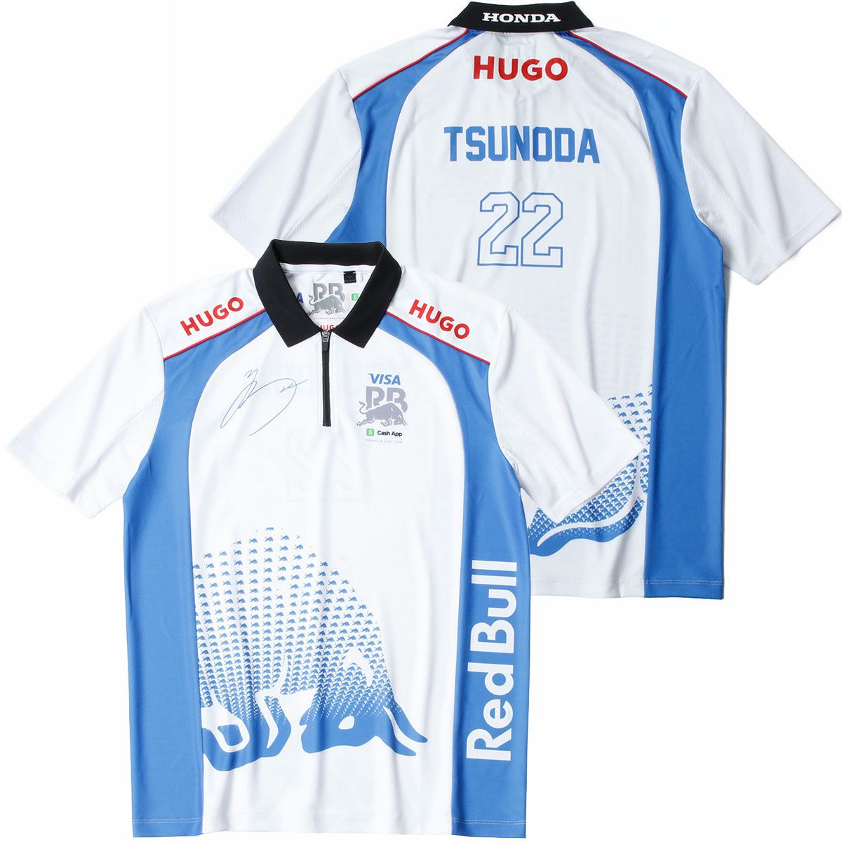 Racing Bulls｜レーシングブルズ F1 チーム 角田裕毅 ドライバーズ ポロシャツ 2025｜