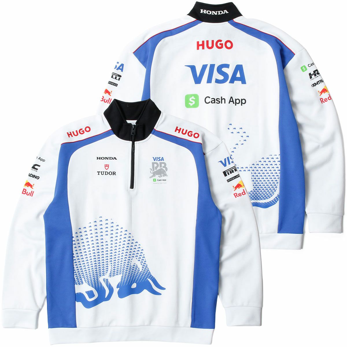 Racing Bulls｜レーシングブルズ F1 チーム レプリカ クオーター ジップ スウェット 2025｜