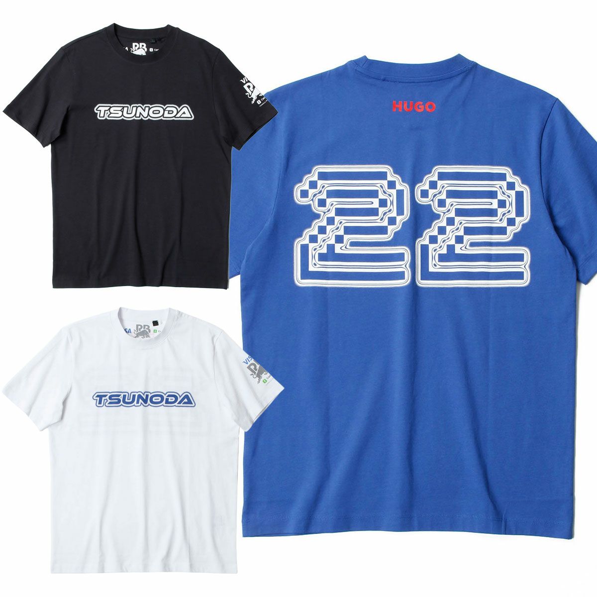 レーシングブルズ F1 チーム #22 角田裕毅 ファン Tシャツ 
