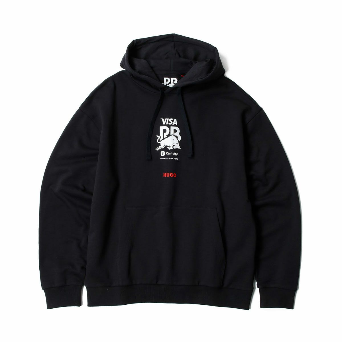 Racing Bulls｜レーシングブルズ F1 チーム #22 角田裕毅 ファン フーディー｜ブラック