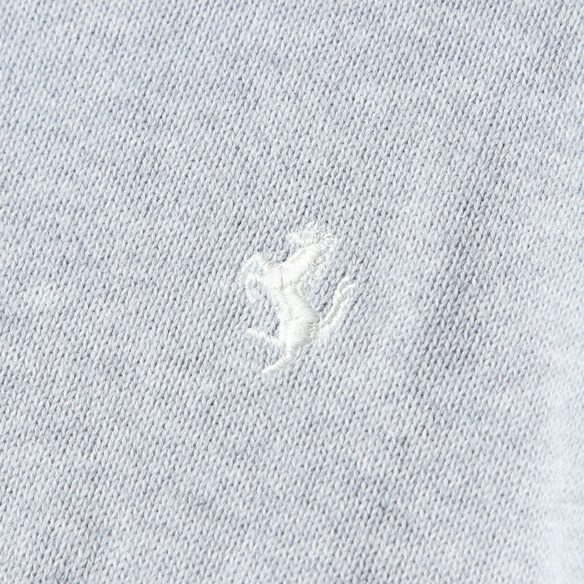 Ferrari｜フェラーリ スプリング Vネック プリント ホース カーディガン｜ニット｜グレー