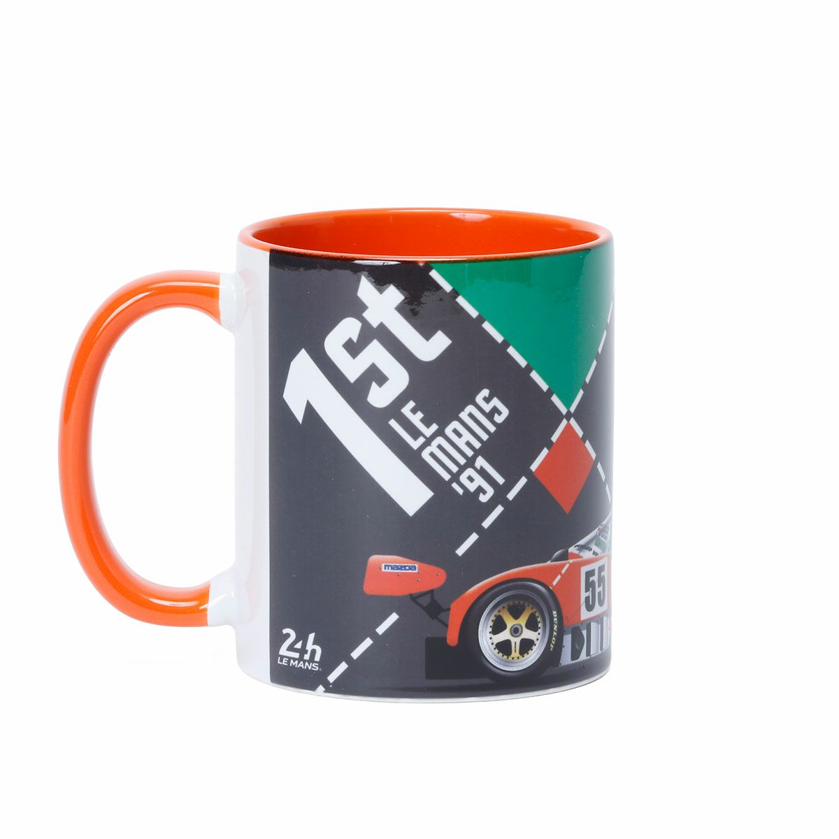 Le Mans 24h｜ル・マン 24H 1991 787B マグカップ｜その他雑貨｜ブラック×オレンジ