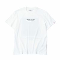 Replay｜リラックスフィット プリント Tシャツ｜ナチュラルホワイト