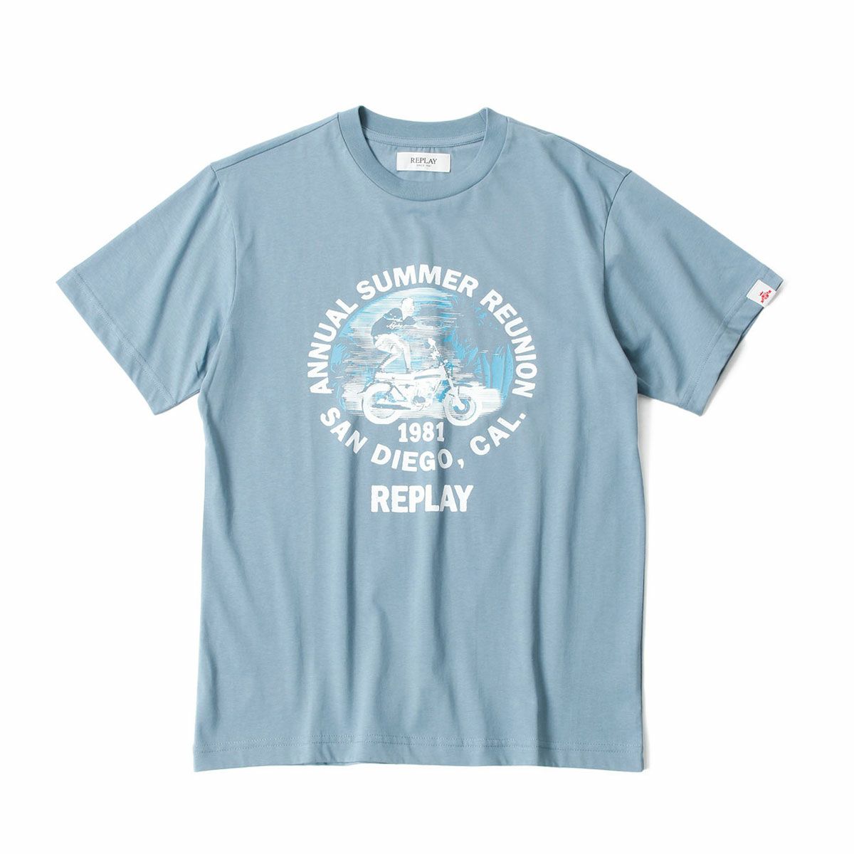 Replay｜アニュアル サマー リユニオン Tシャツ｜グリージョメディオ