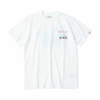 Replay｜アロハ ステート Tシャツ｜ナチュラルホワイト