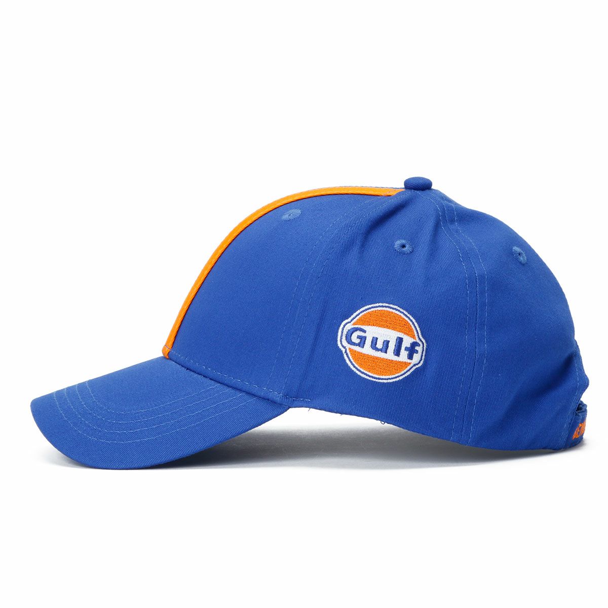 GULF｜ガルフ ストライプ キャップ (サイドステッチ)｜帽子｜ブルー