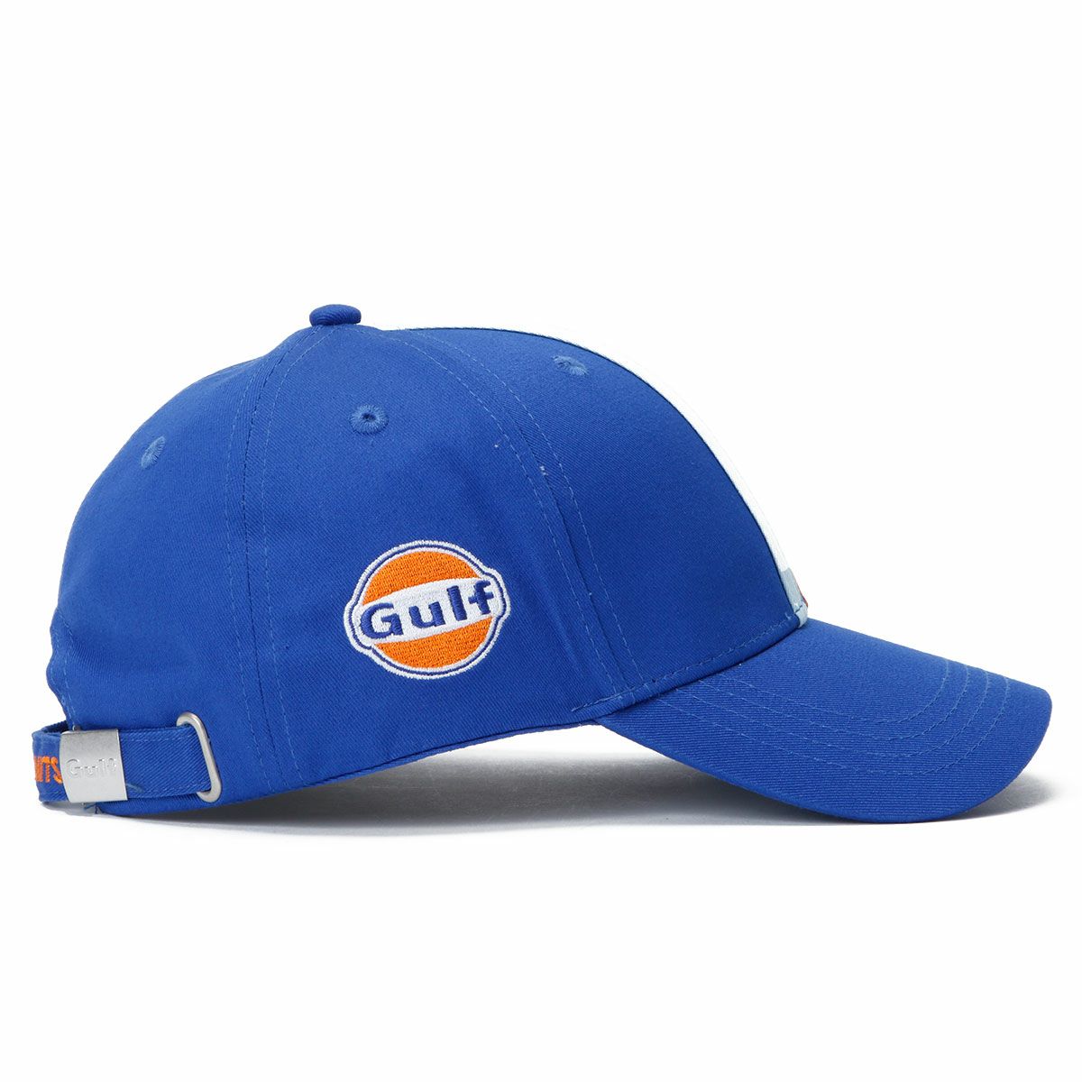 GULF｜ガルフ ストライプ キャップ (サイドステッチ)｜帽子｜ブルー