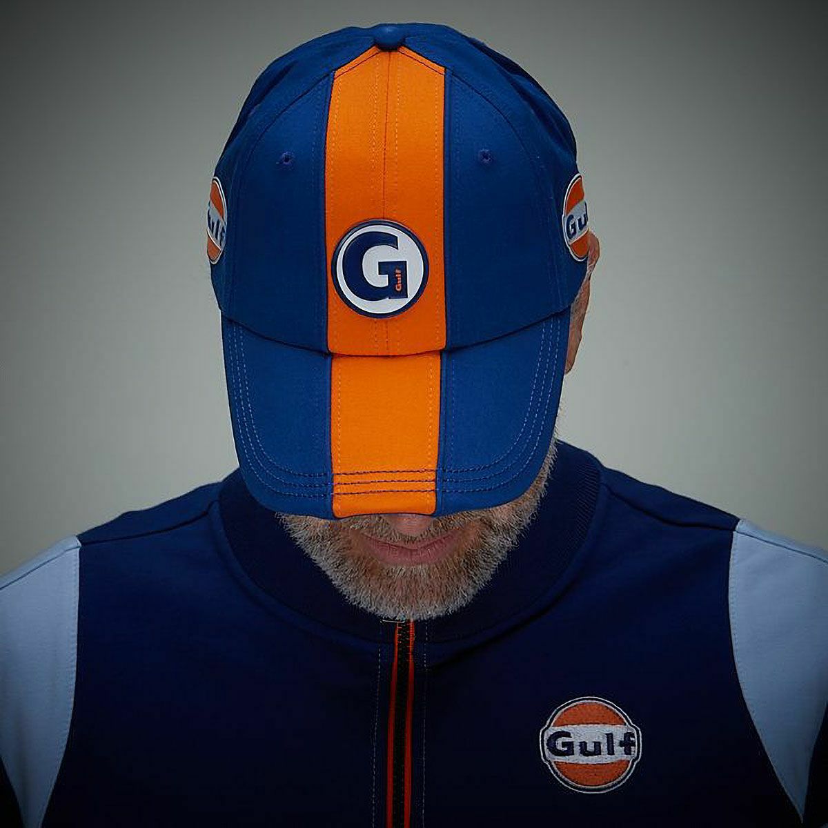 GULF｜ガルフ スーパーG キャップ｜帽子｜ブルー｜モデル着用