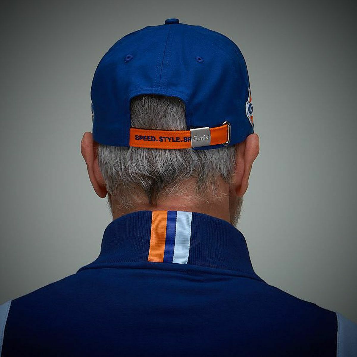 GULF｜ガルフ スーパーG キャップ｜帽子｜ブルー｜モデル着用