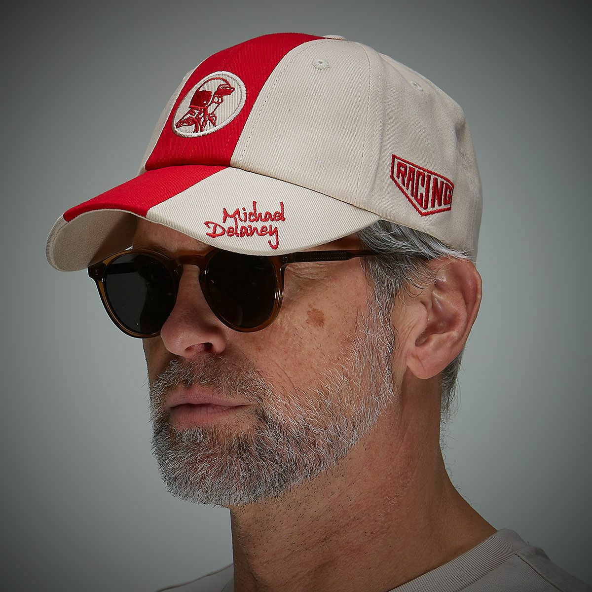 GULF｜ガルフ MD ピロータ キャップ｜帽子｜サンド｜モデル着用