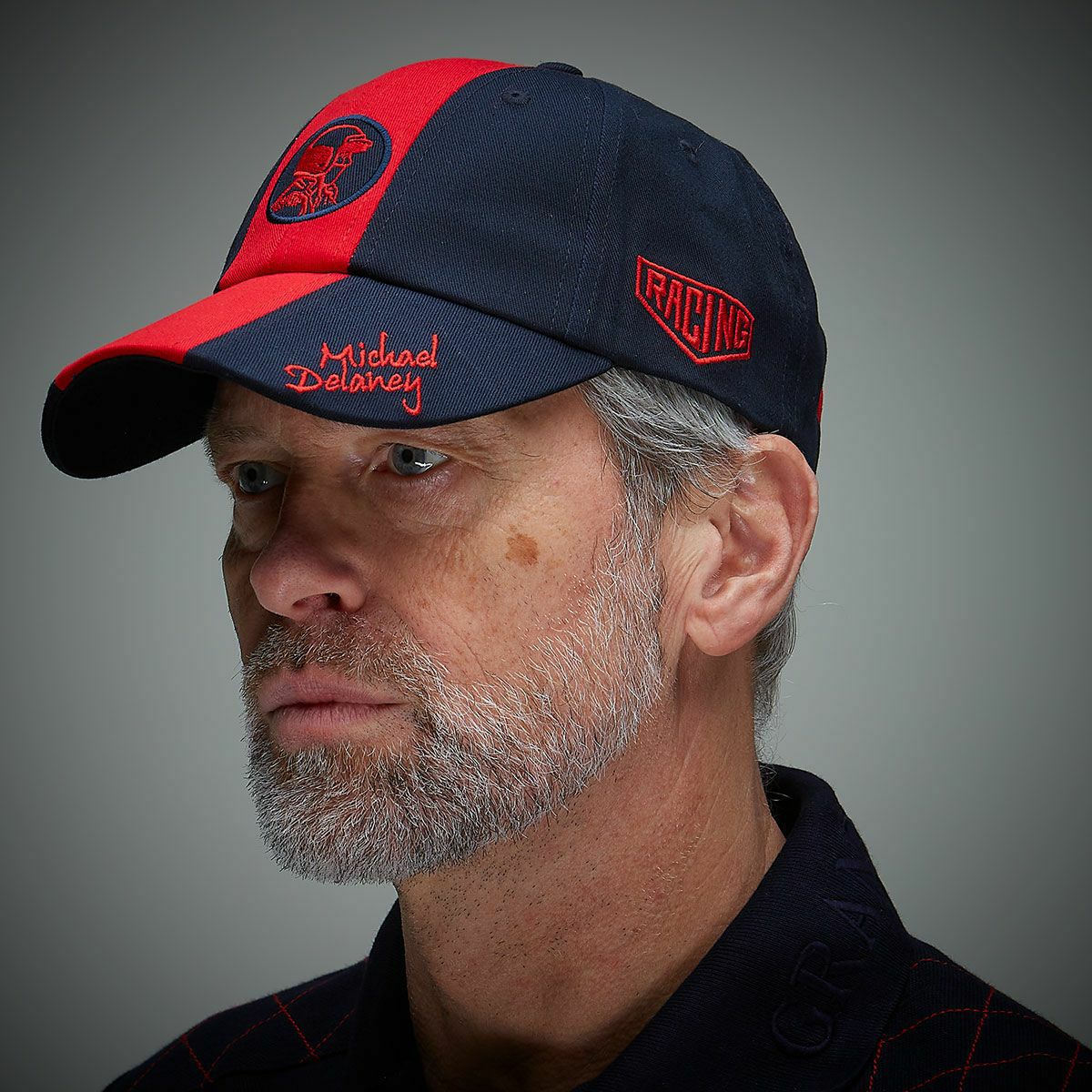 GULF｜ガルフ MD ピロータ キャップ｜帽子｜ネイビーブルー｜モデル着用