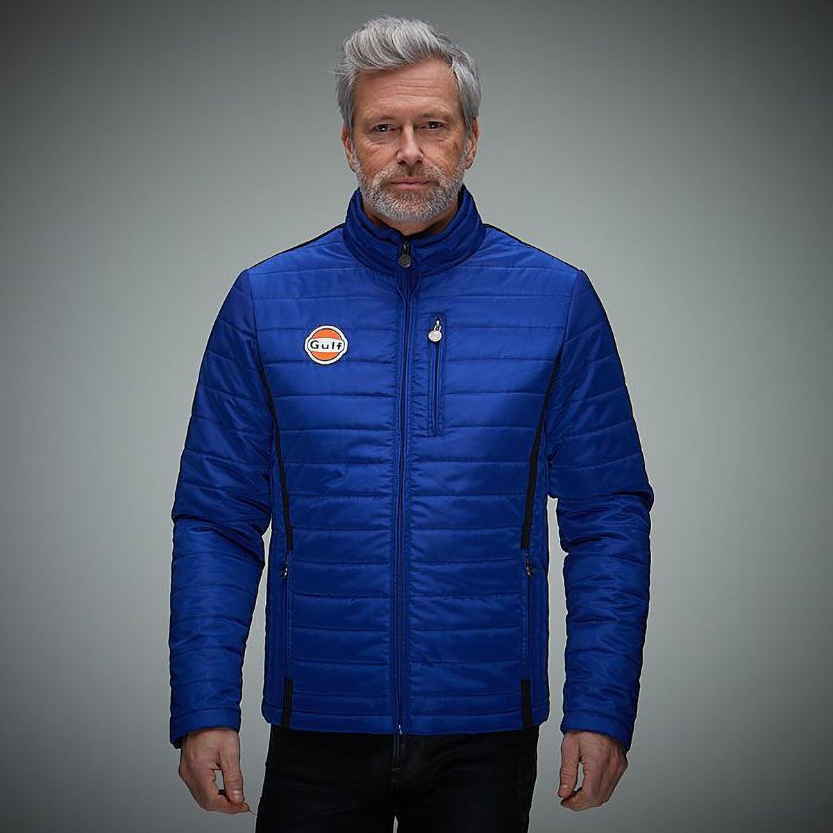 GULF｜ガルフ パフォーマンス ジャケット｜アウター｜ブルー｜モデル着用