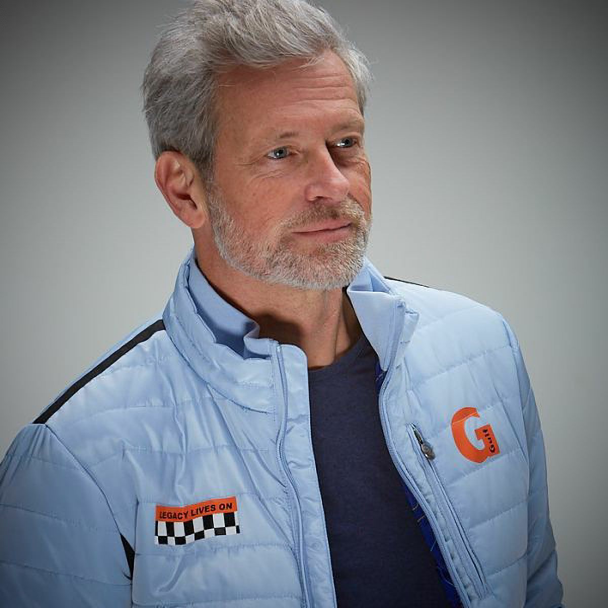 GULF｜ガルフ パフォーマンス ジャケット｜アウター｜ライトブルー｜モデル着用