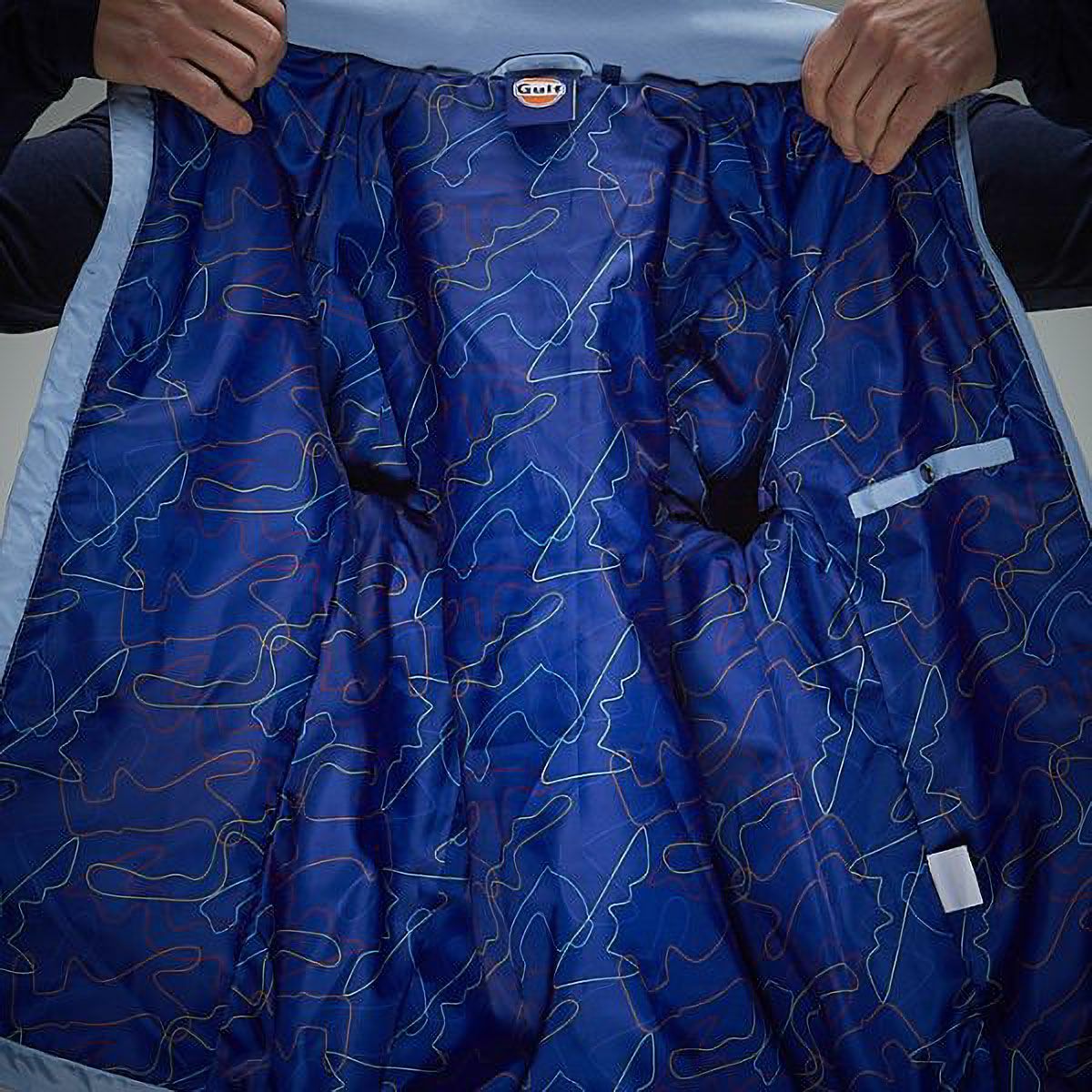 GULF｜ガルフ パフォーマンス ジャケット｜アウター｜ライトブルー｜モデル着用