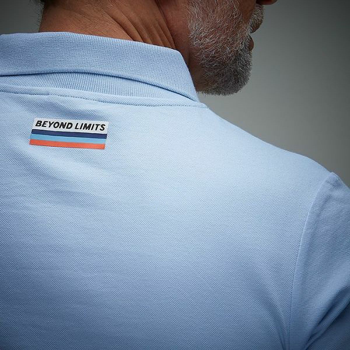 GULF｜ガルフ 1 ポロ｜ポロシャツ｜ライトブルー｜モデル着用